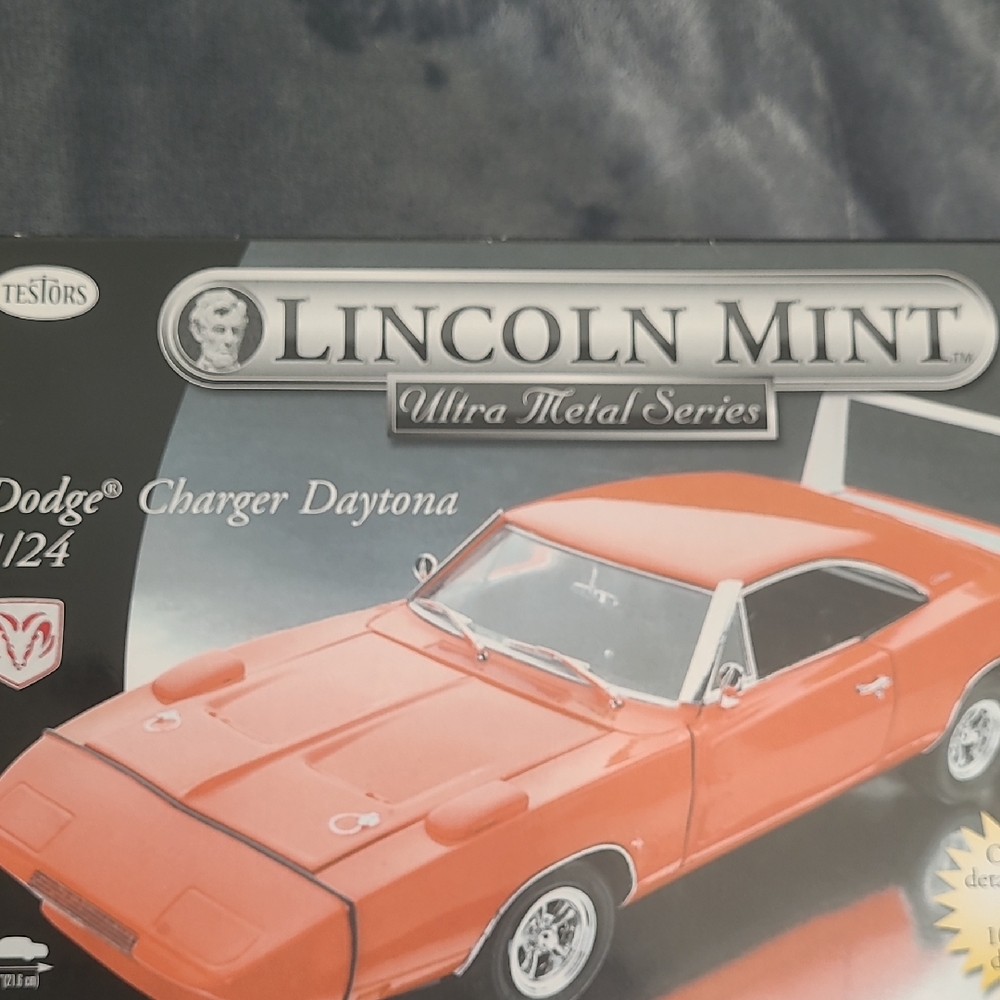 VINTAGE Dodge Charger Daytona Model Car - Orange